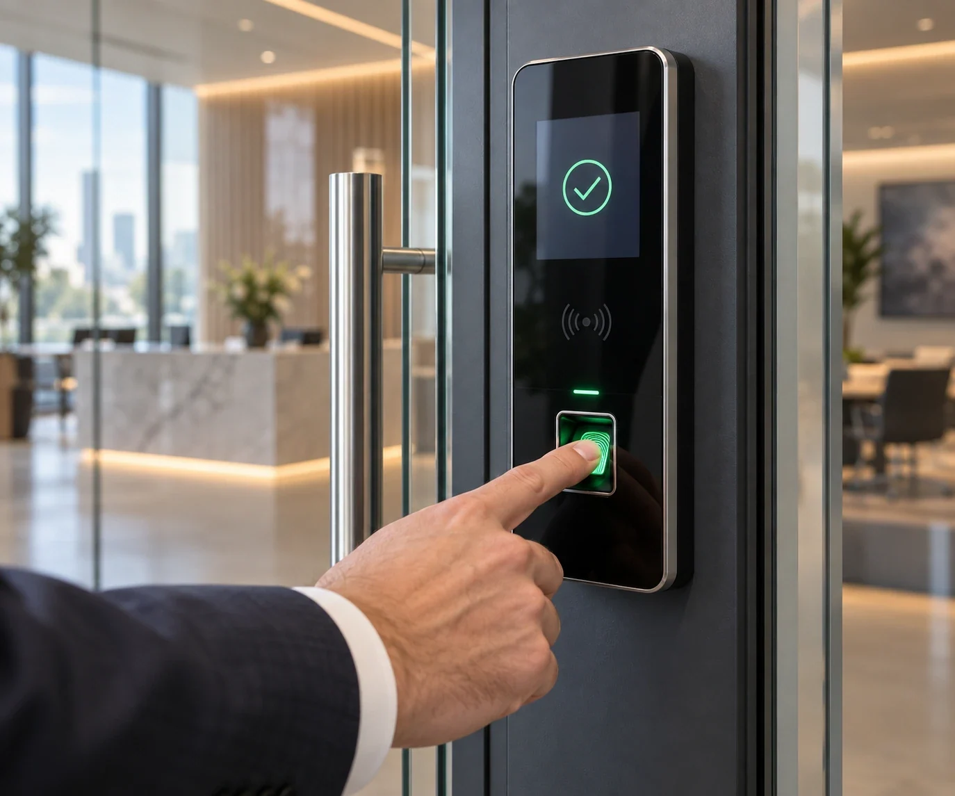 Access control and biometric entry system